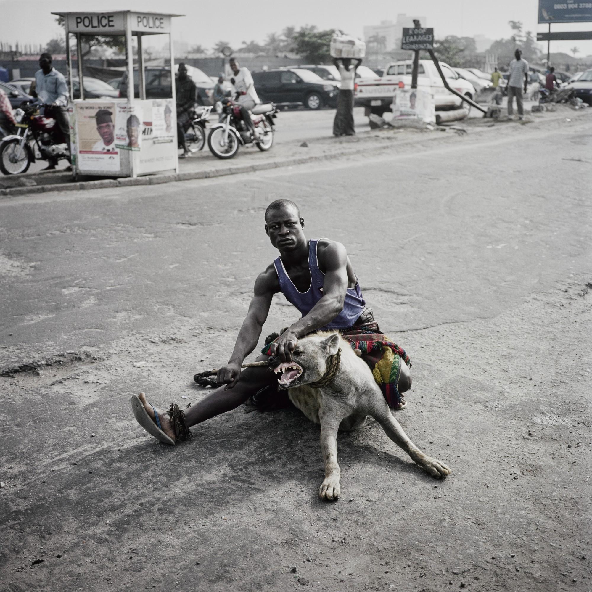 Pieter Hugo - \'Abdullahi Mohammad With Mainasara\', Lagos, Nigeria From The Series The Hyena And Other Men, 2007