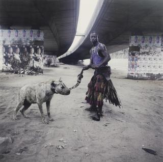 Pieter Hugo - \'Abdullahi Mohammed With Mainasara (The Hyena And Other Men), Lagos, Nigeria\', 2007 