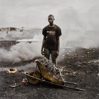 Pieter Hugo - Al Hasan, Agbogbloshie Market, Accra, Ghana, Permanent Error Series, 2009
