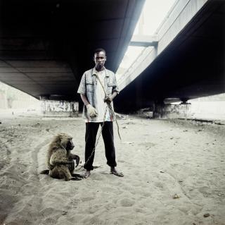 Pieter Hugo - Animal Handler With Ajasco, Lagos, Nigeria, 2007