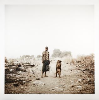 Pieter Hugo - Mallam Umaru Ahmadu with Amita, Abuja, Nigeria, The Hyena Men Series, 2005