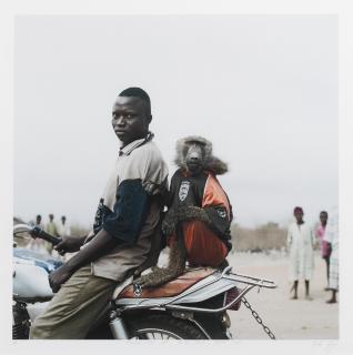 Pieter Hugo - Motorbike rider with Amiloo, Abuja, Nigeria 2005