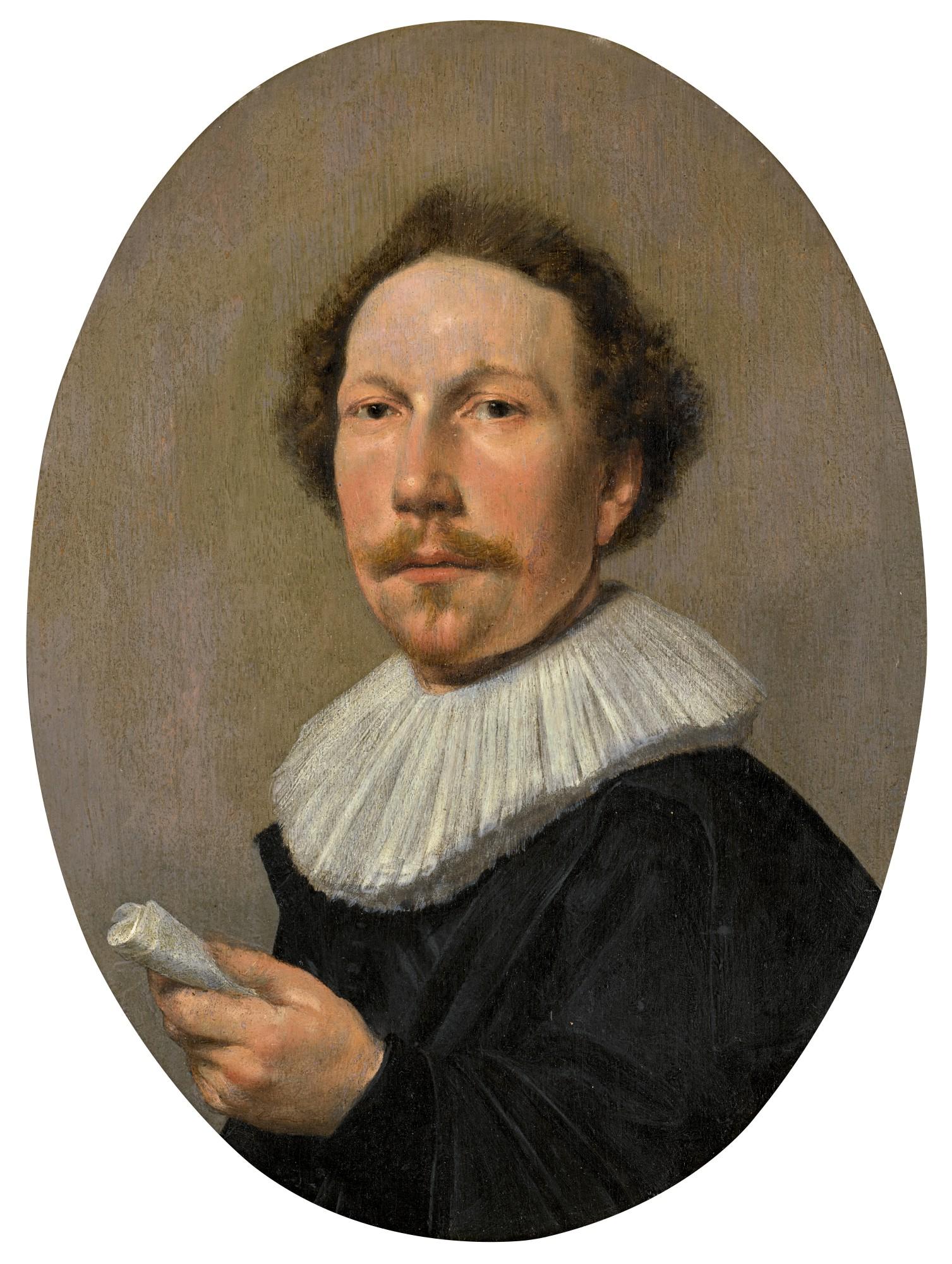 Pieter Jacobsz. Codde - Portrait Of A Man, Half-Length, Holding A Scroll