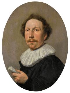Pieter Jacobsz. Codde - Portrait Of A Man, Half-Length, Holding A Scroll