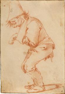 Pieter Jansz. Quast - Bauer mit Arm in der Schlinge (Radiusfraktur).