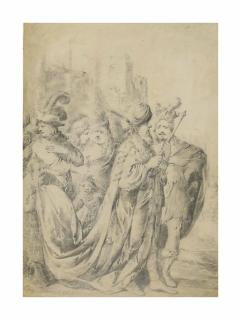 Pieter Jansz. Quast - King Solomon With His Entourage