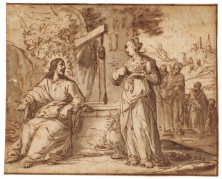 Pieter Jansz. - Christ and the woman of Samaria