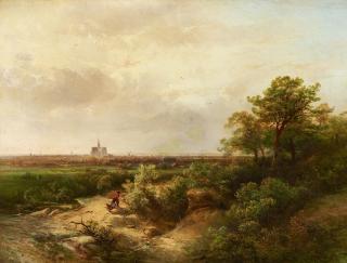 Pieter Lodewijk Francisco Kluyver - In den Dünen vor Haarlem