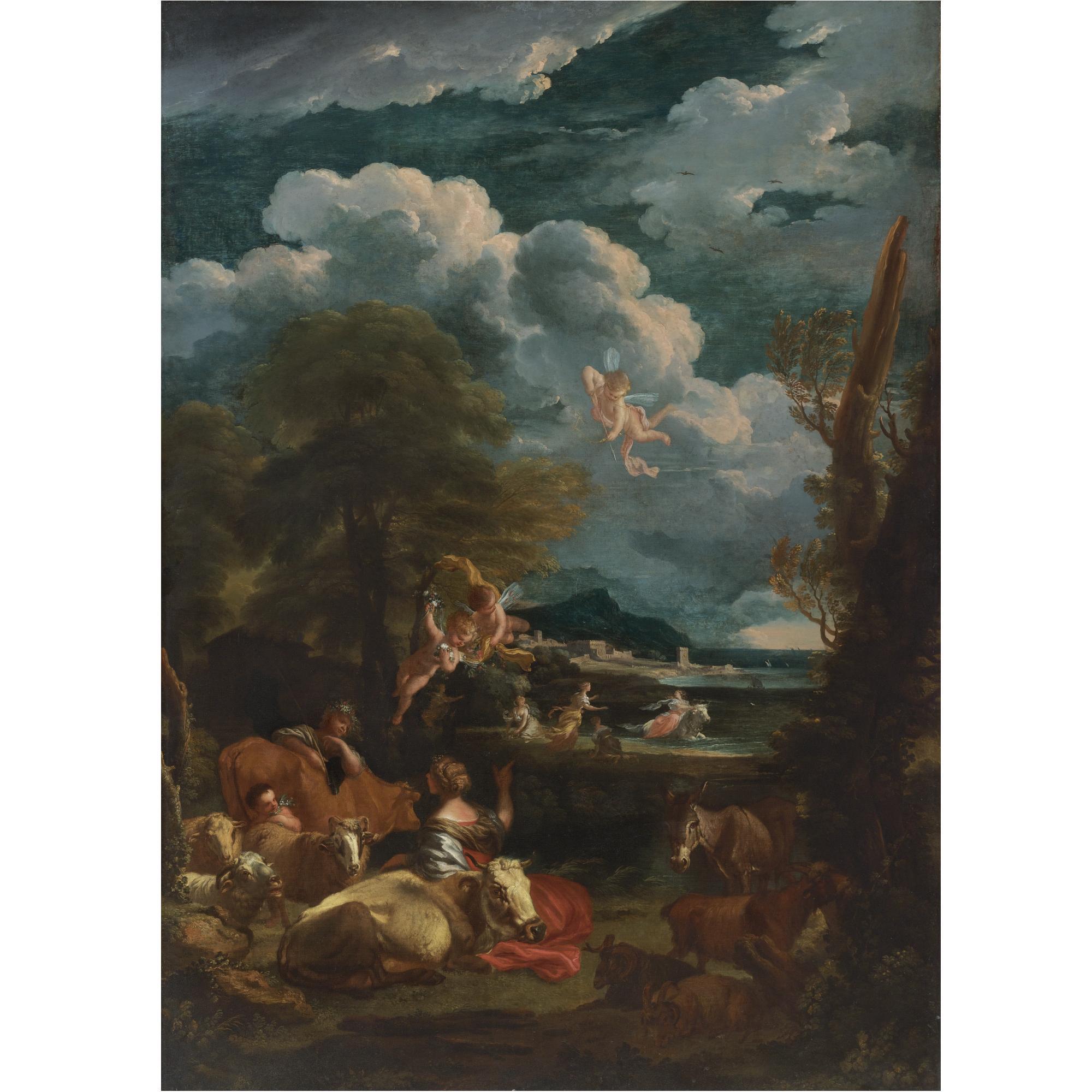 Pieter Mulier The Younger - Landscape With The Rape Of Europa