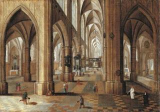 Pieter Neefs II - A church interior