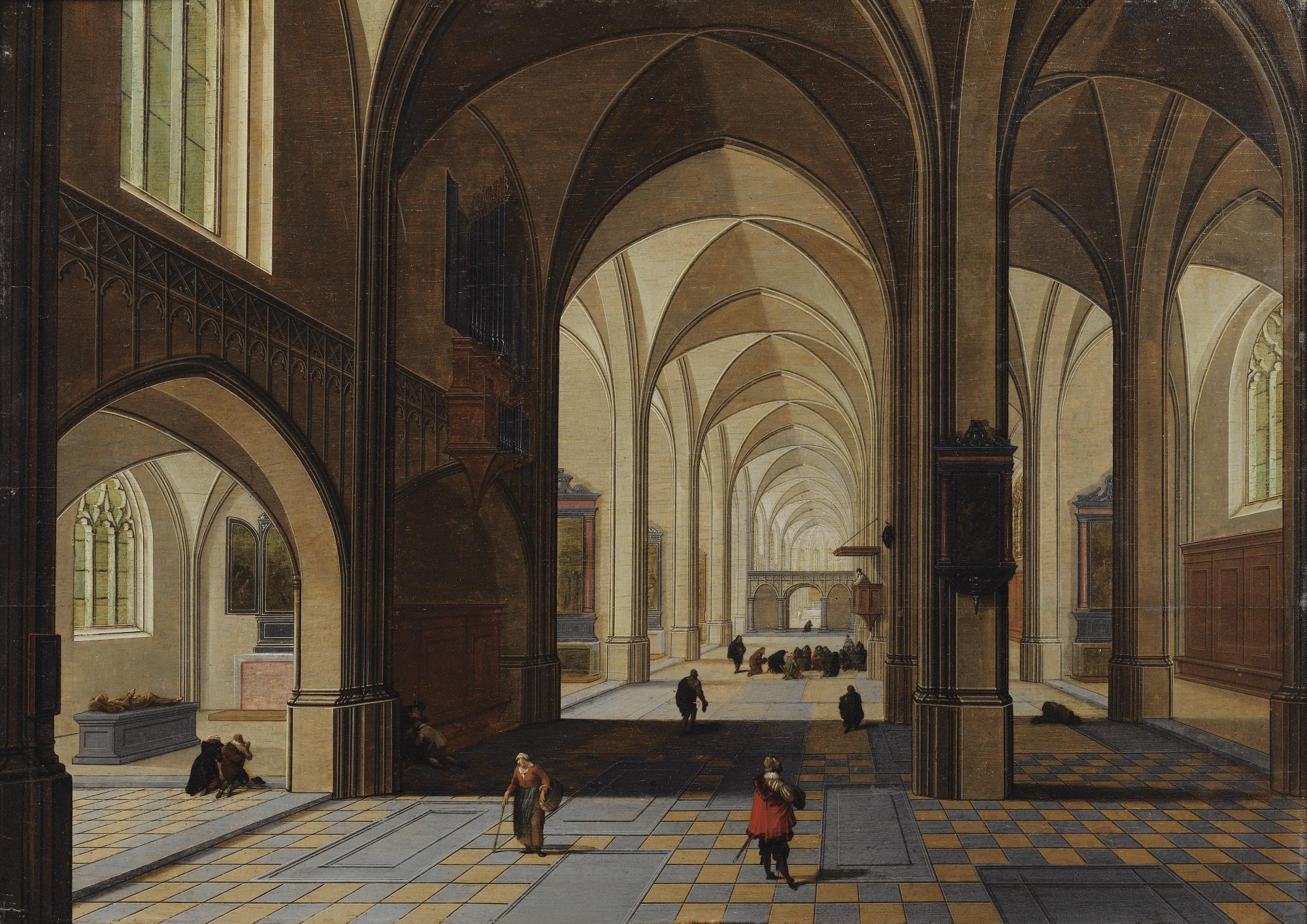 Pieter Neefs Le Jeune - Intérieur D\'Église