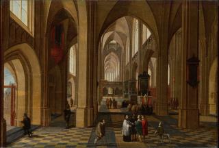 Pieter Neefs the Elder - Interior of a Gothic cathedral