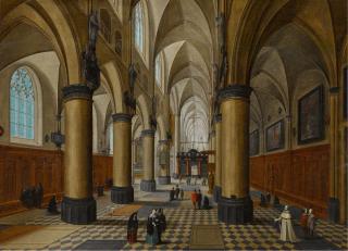 Pieter Neefs The Younger - A Church Interior
