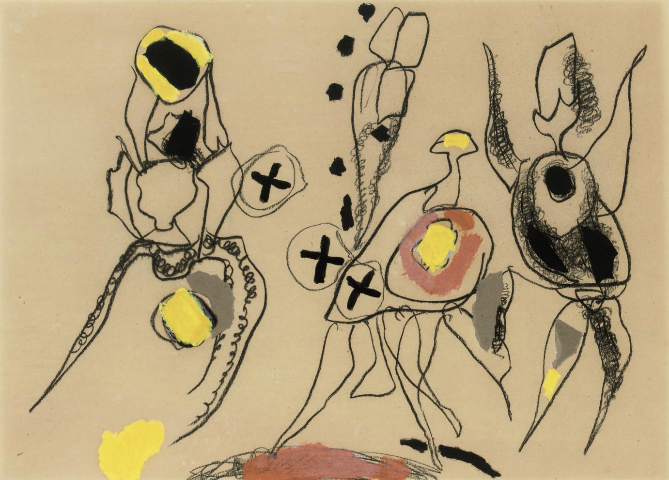 Pieter Ouborg - Figuur tussen roependen