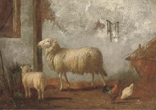 Pieter Plas - Sheep In The Stable