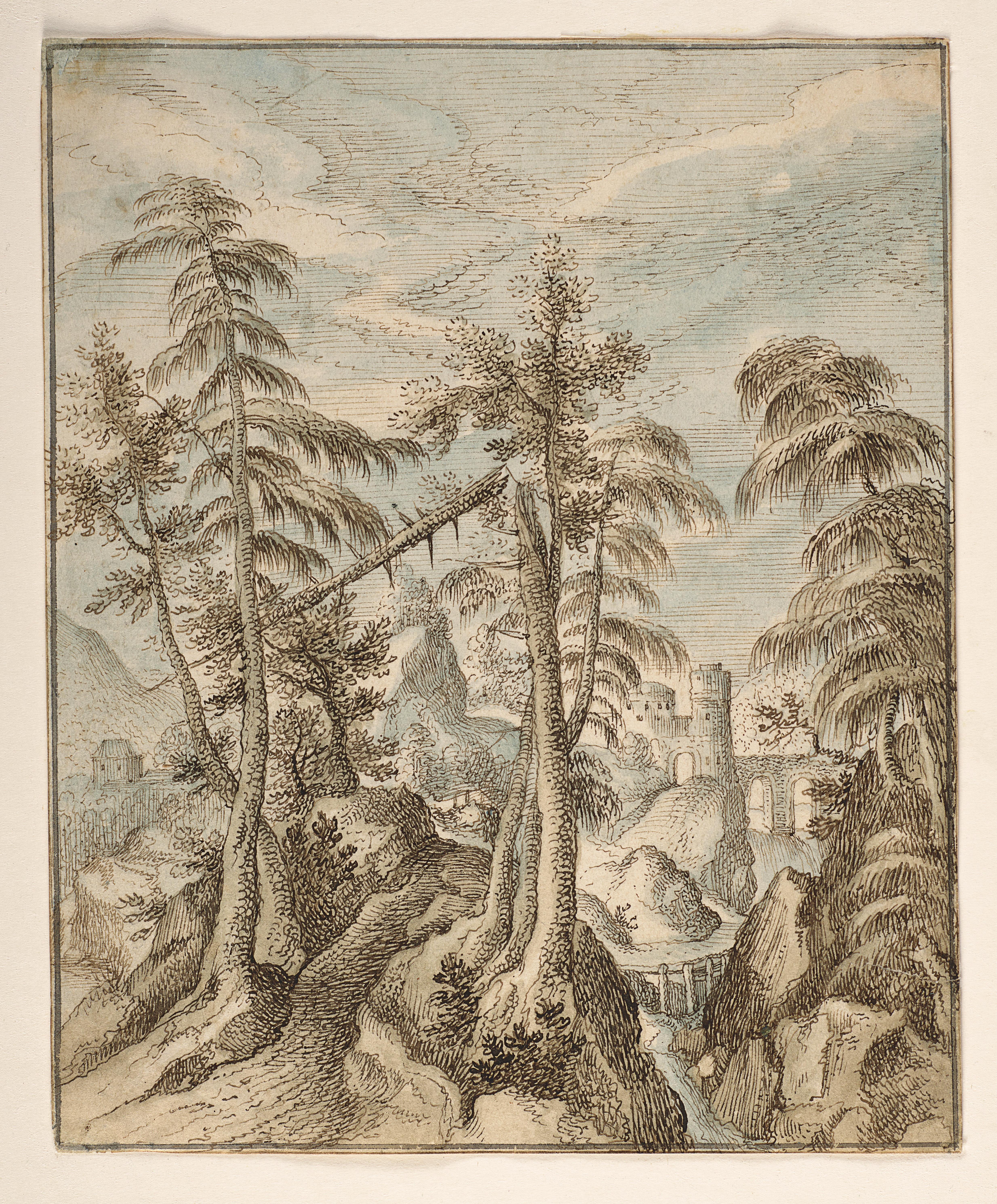 Pieter Stevens Ii - Paysage montagneux avec une rivière