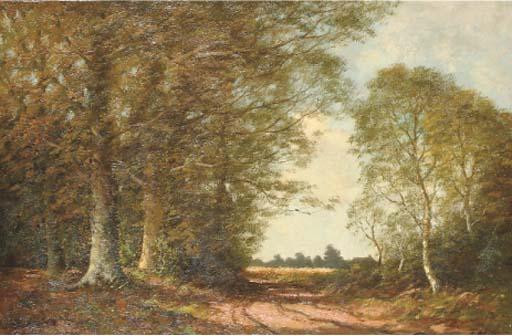 Pieter ten Cate - Deventerweg bij Zutphen (Najaar)