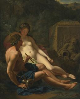 Pieter van der Werff - Daphnis And Chloe In A Wooded Landscape