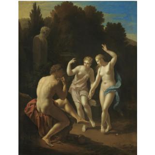 Pieter van der Werff - Nymphs Dancing To A Pipe-Playing Shepherd