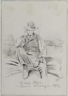 Pieter Van Loon - Portrait of Jacob Koorn, on the island Wieringen