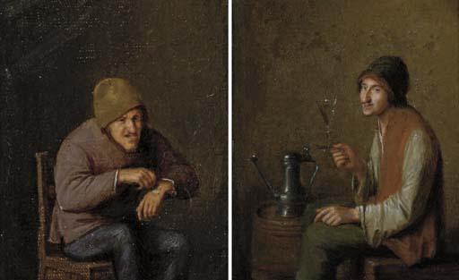 Pieter Verelst - A Sense of Touch; and A Sense of Taste