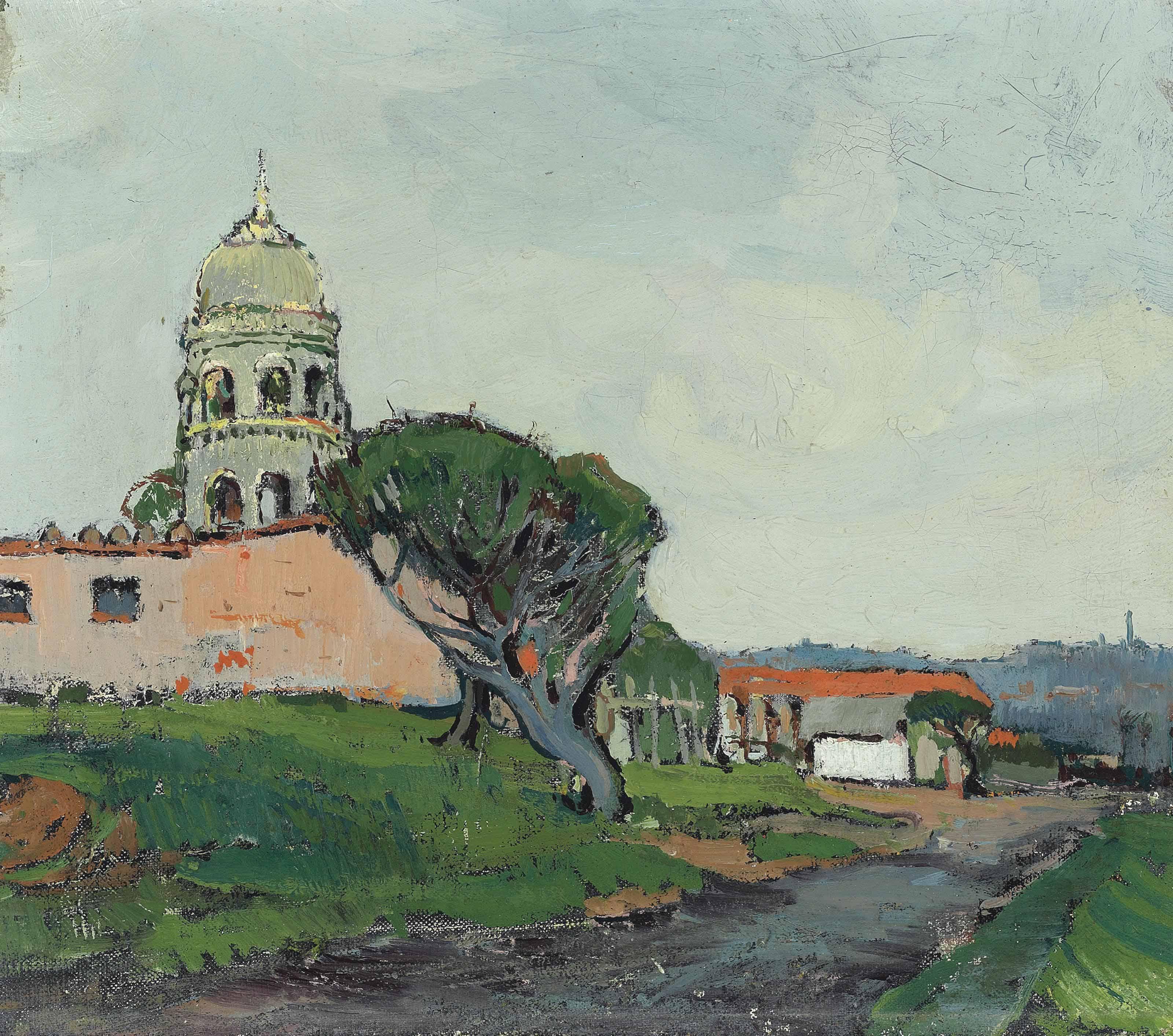 Pieter Willem Frederick Wenning - A street scene, Durban