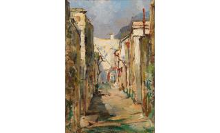 Pieter Willem Frederick Wenning - An Alley In The Malay Quarter, Cape Town (Framed)