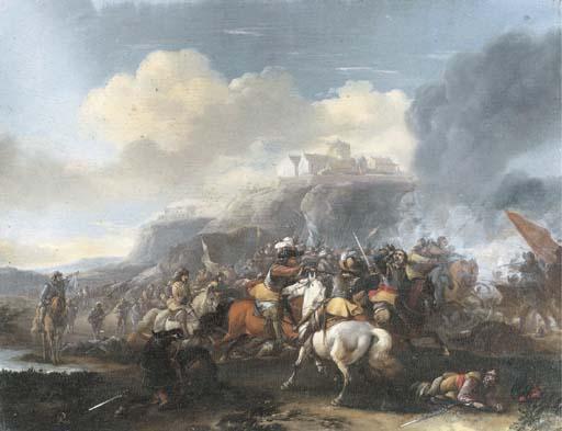 Pieter Wouwerman - A cavalry skirmish