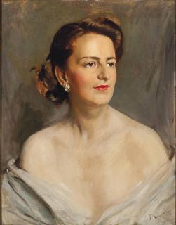 Pietro Annigoni - An elegant lady