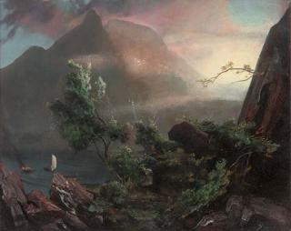 Pietro Annigoni - Battle on the Lake