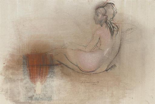 Pietro Annigoni - Reclining Nude