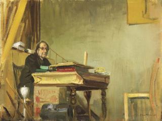 Pietro Annigoni - Uomo alla scrivania