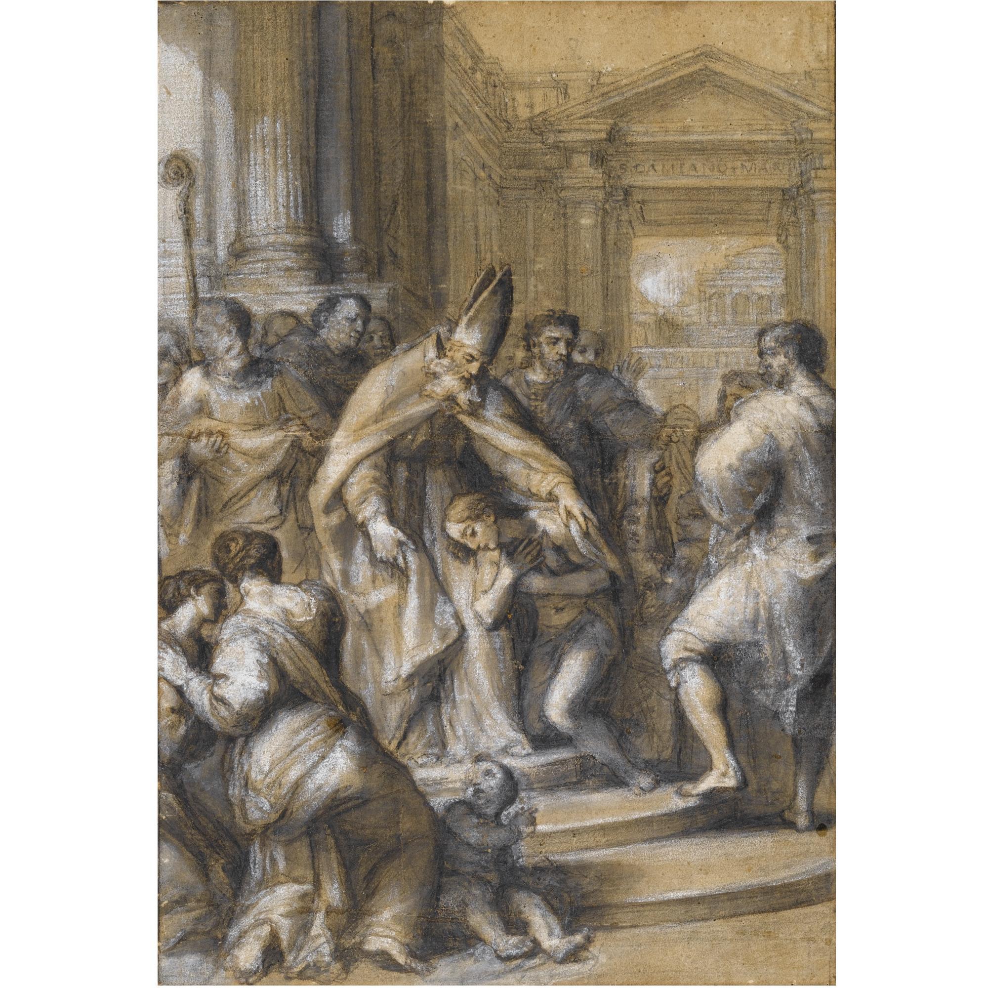 Pietro Antonio de\' Pietri - St. Francis Renouncing His Worldly Goods