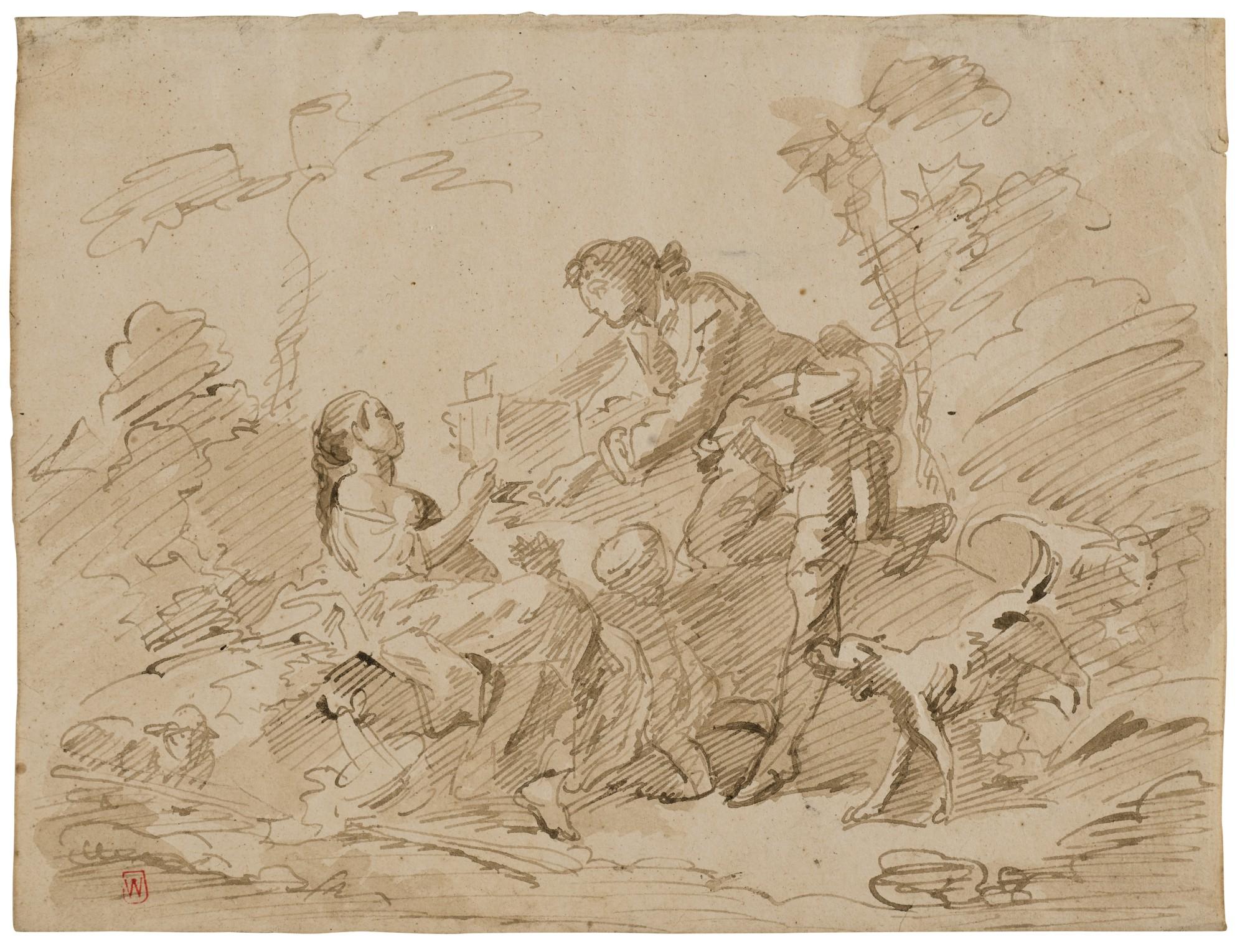 Pietro Antonio Novelli - A Pastoral Romance