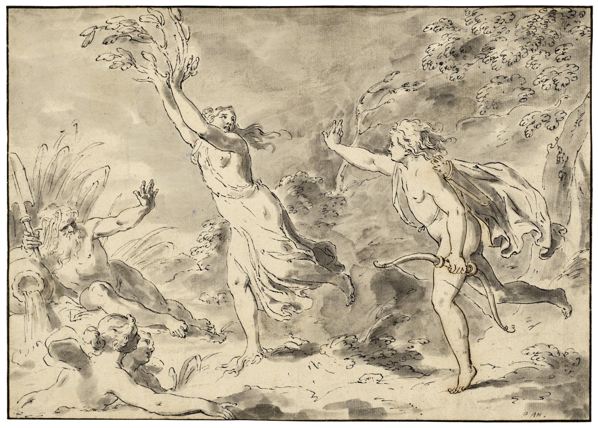 Pietro Antonio Novelli - Apollo and Daphne