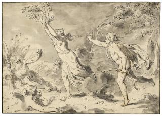 Pietro Antonio Novelli - Apollo and Daphne