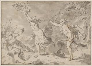 Pietro Antonio Novelli - Apollo and Daphne