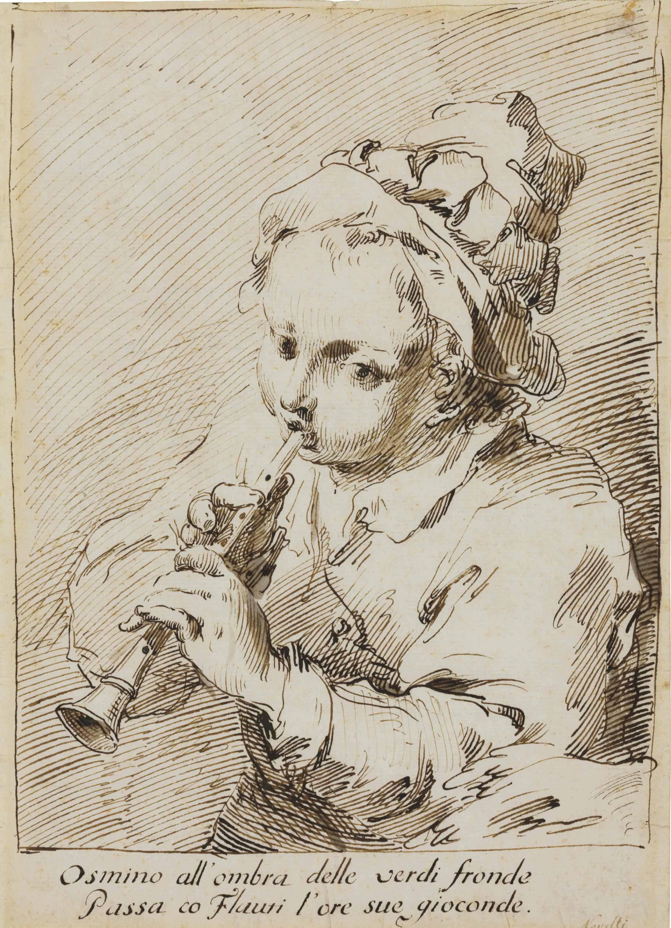 Pietro Antonio Novelli - The Little Flute Player