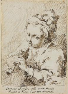 Pietro Antonio Novelli - The Little Flute Player