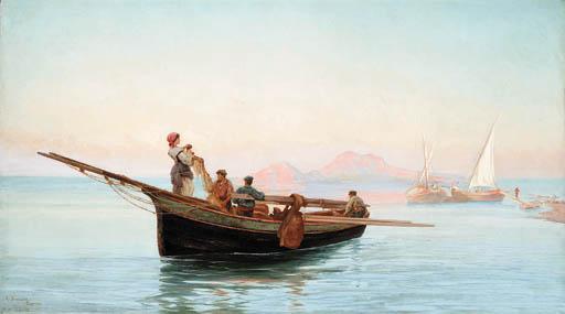 Pietro Barucci - The bay of Naples