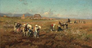 Pietro Barucci - Working the land on the Roman Campagna