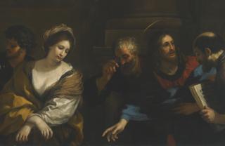 Pietro Berrettini - Christ And The Woman Taken In Adultery