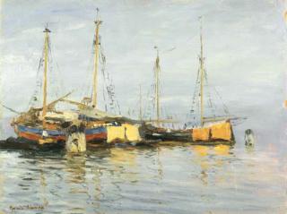 Pietro Bortoluzzi - Barche A Venezia