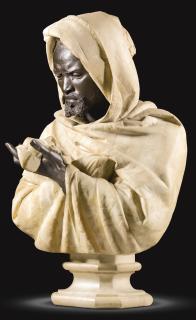 Pietro Calvi - Italian Bust Of Othello, The Moor Of Venice