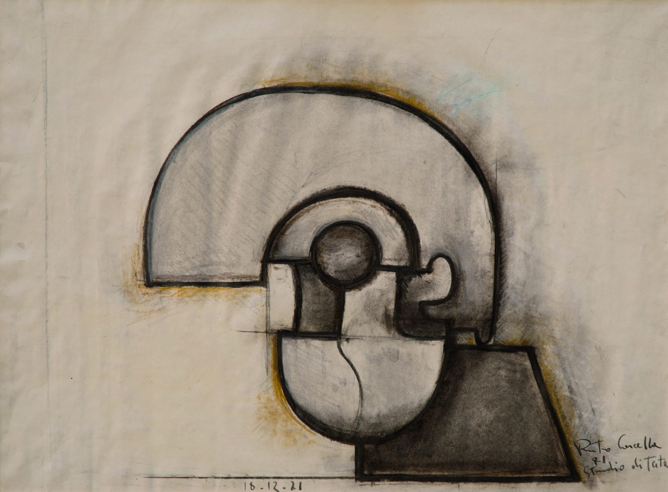 Pietro Cascella - Studio di testa