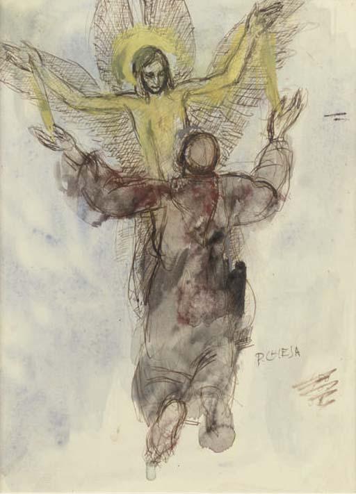 Pietro Chiesa - Vision of Christ Appears Before St. Francis of Assisi