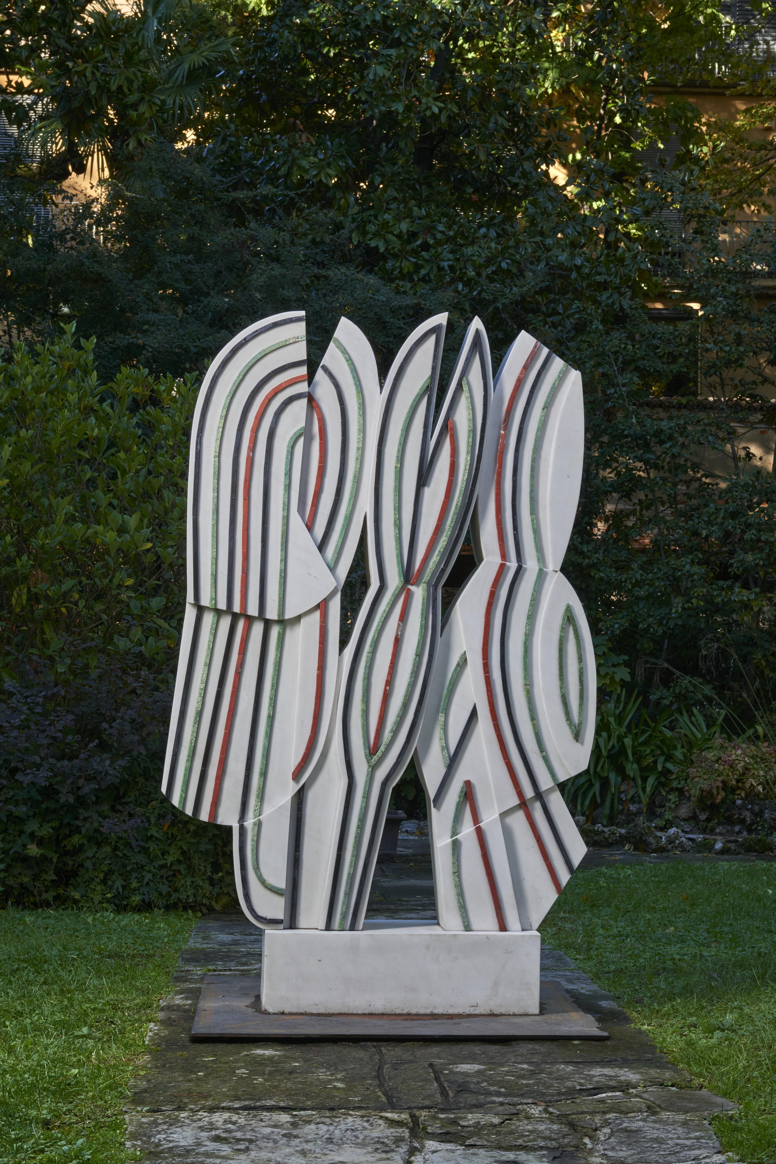 Pietro Consagra - Bianco Macedonia, verde cinese, diaspro nero e rosso