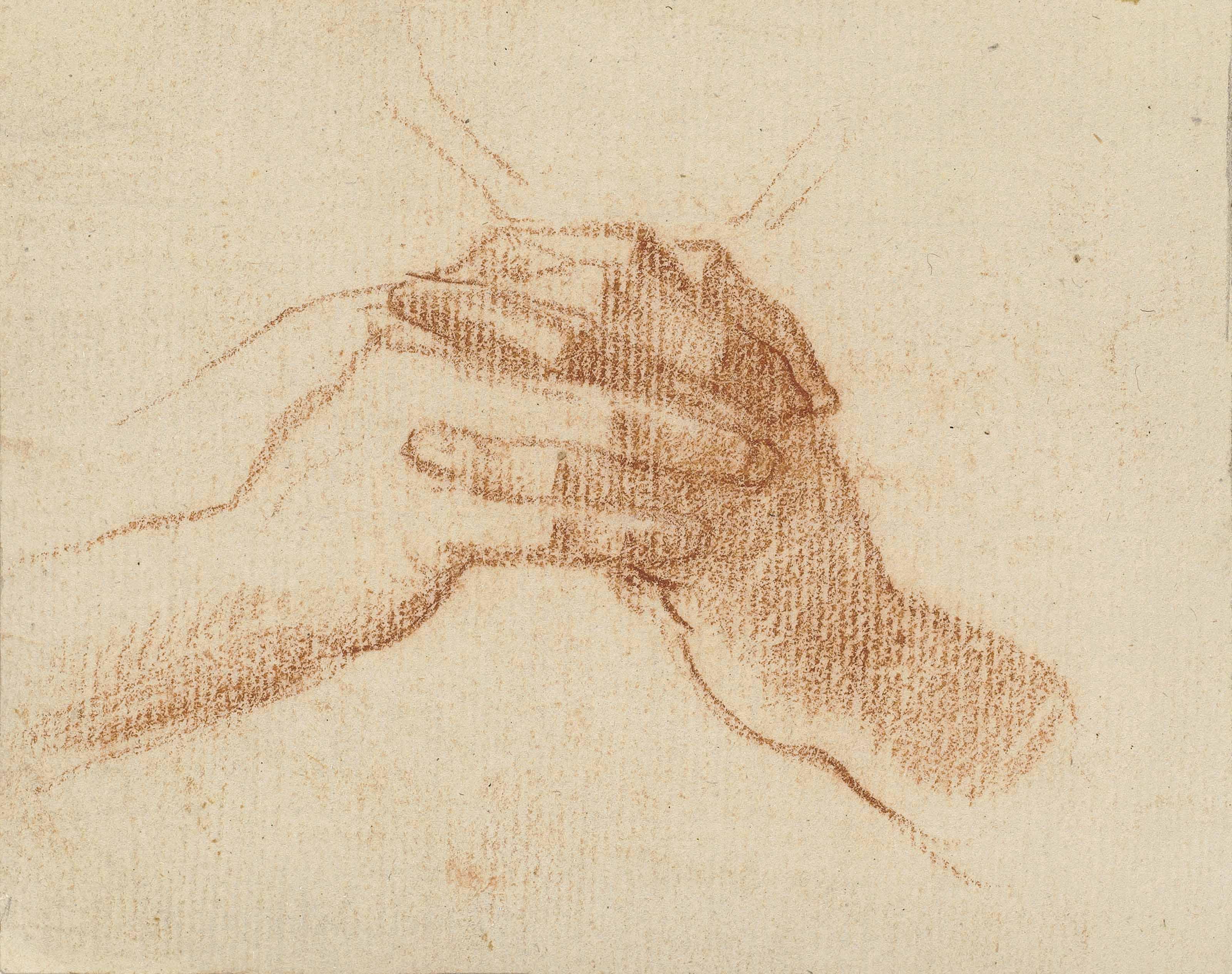 Pietro Dandini - Study Of Clasped Hands