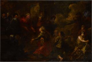 Pietro Dandini - The Queen of Sheba presenting King Solomon with gifts