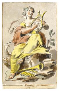 Pietro de Angelis - Four Allegorical Figures: Medicina, Poesia, Primavera, Musica